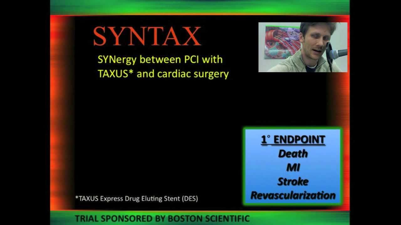 SYNTAX Trial: PCI vs CABG