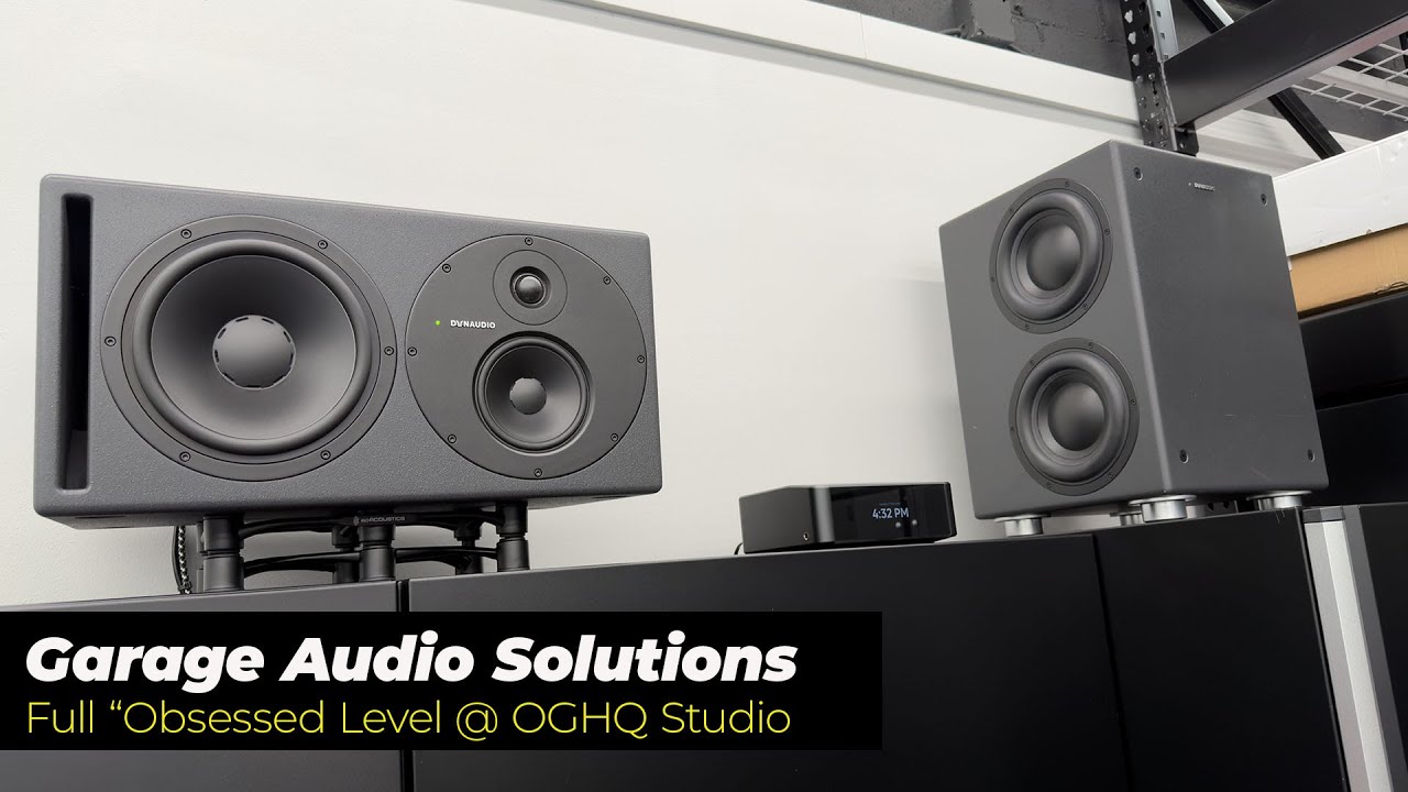 Setting Up DynAudio Core System in New OGHQ Studio Garage