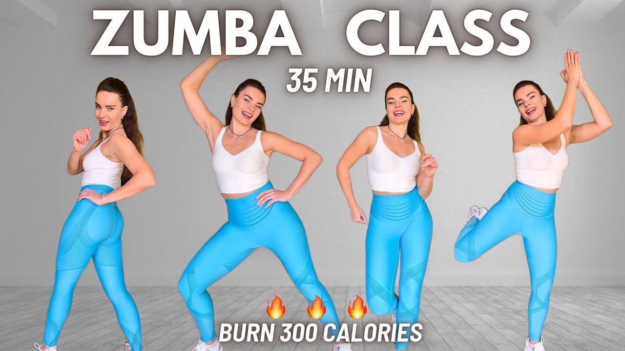 35 MIN ZUMBA DANCE WORKOUT: Fun Home Fitness for Weight Loss | Burn 300+ Calories