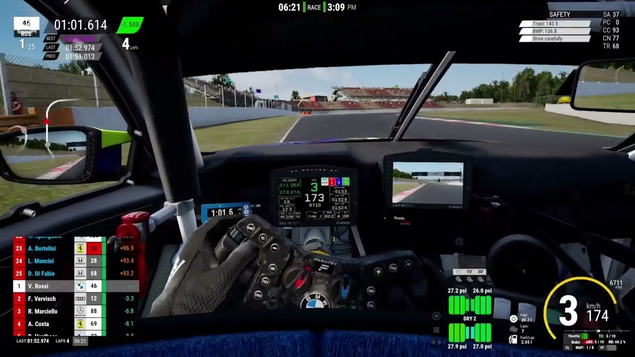 Assetto corsa conpetitzione Barcelona gp with Valentino Rossi #automobile #simracing #racing 