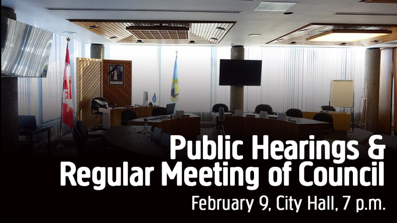 Public Hearings & Regular Meeting of Council, February 9, 2026