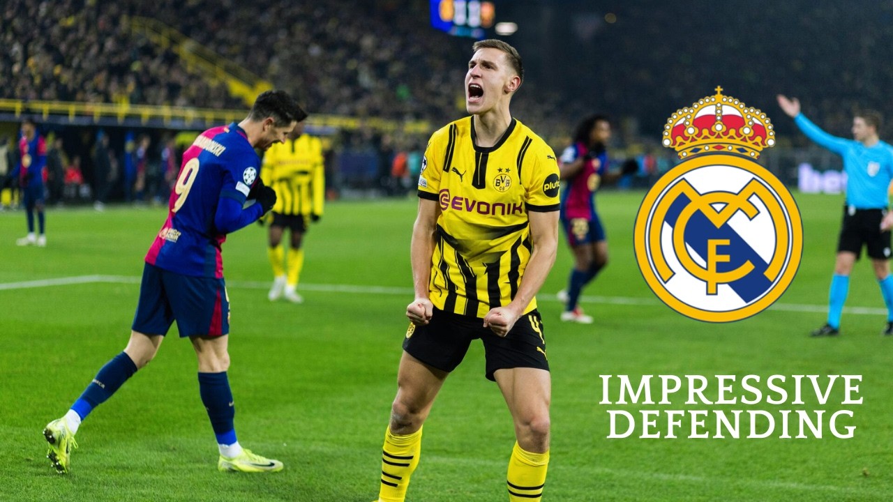 Nico Schlotterbeck Impressive VS Barcelona - Welcome To Barcelona ??