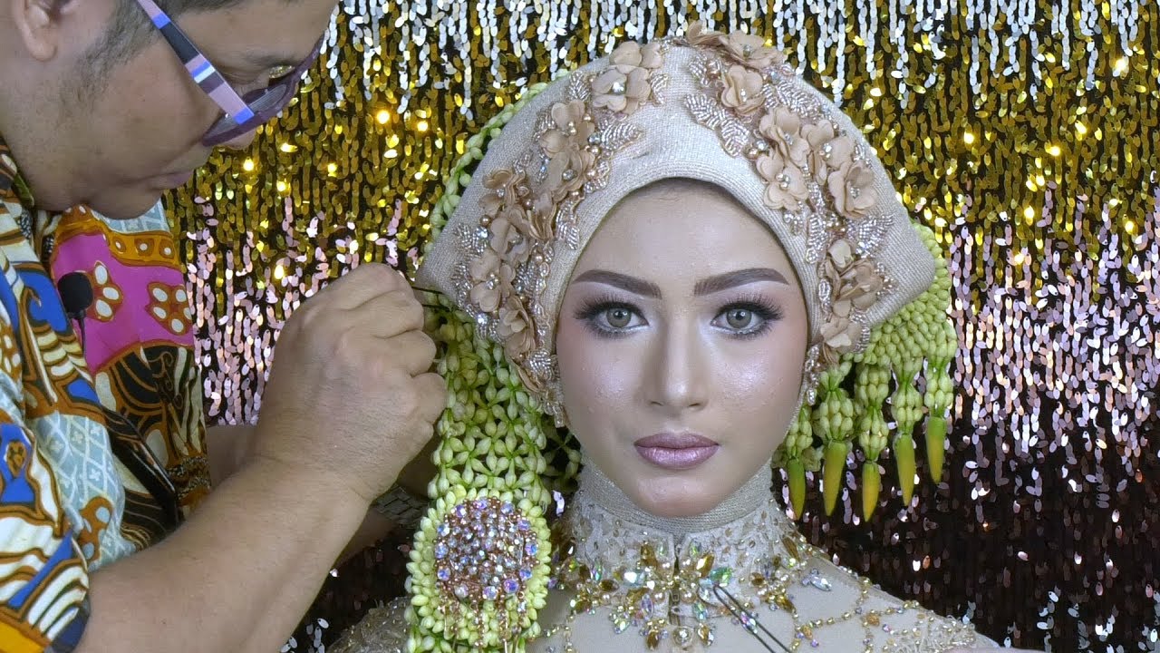 Tutorial Hijab Pengantin Solo Putri Non Paes ala Ar'Q #Part 1