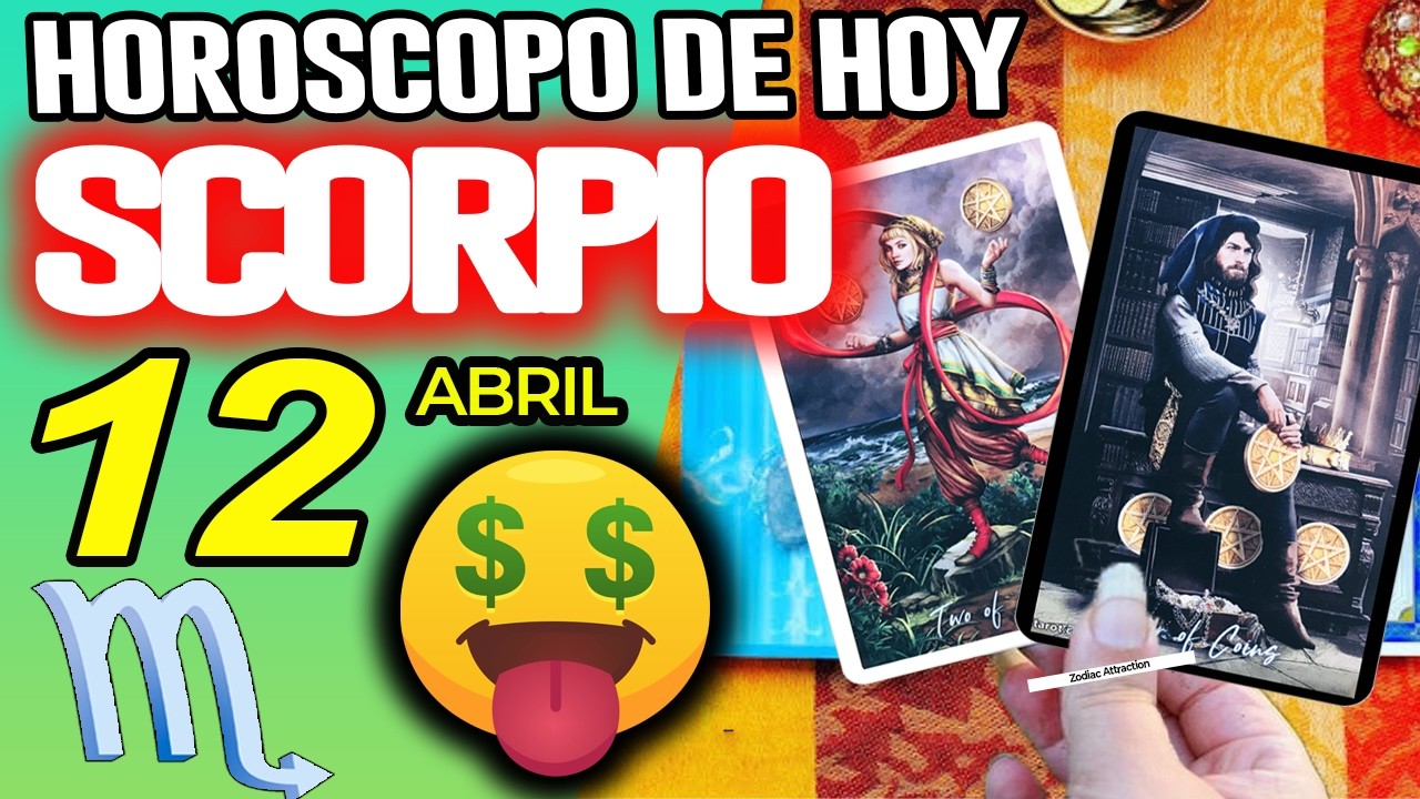 ESCORPIO ♏💲PREP&Aacute;RATE💰SE VIENE LLUVIA DE BILLETES🌧️ Hor&oacute;scopo De Hoy 12 De Abril 2026 | Mhoni Vidente