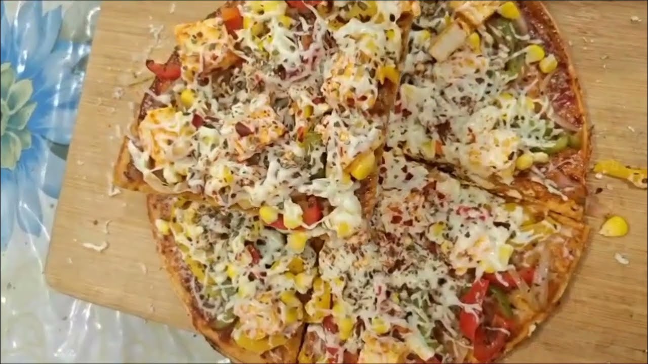 Home Made Pizza- Tasty and Healthy✨🤤#food#cooking#homemade#pizza#pizzarecipe#easyrecipe#healthy#food