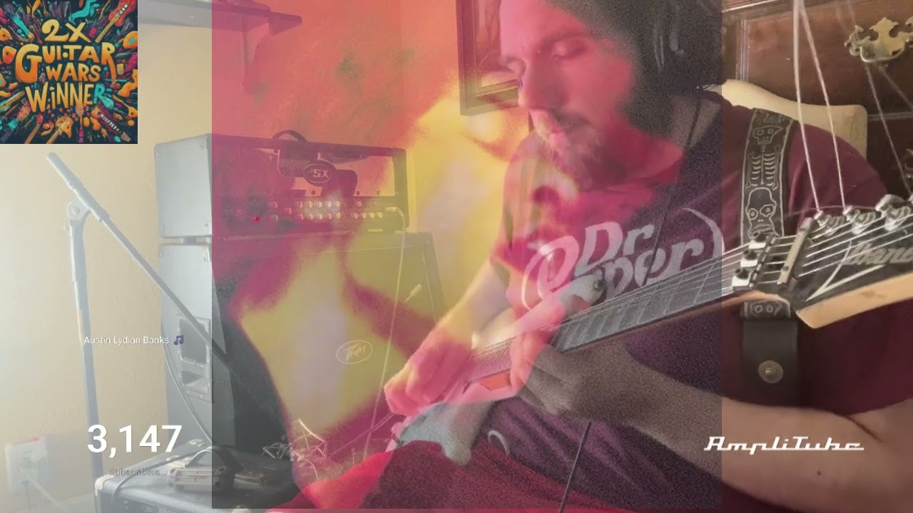 Guitar improvisation with amplitube  till I reach 1 million subscribers #11161