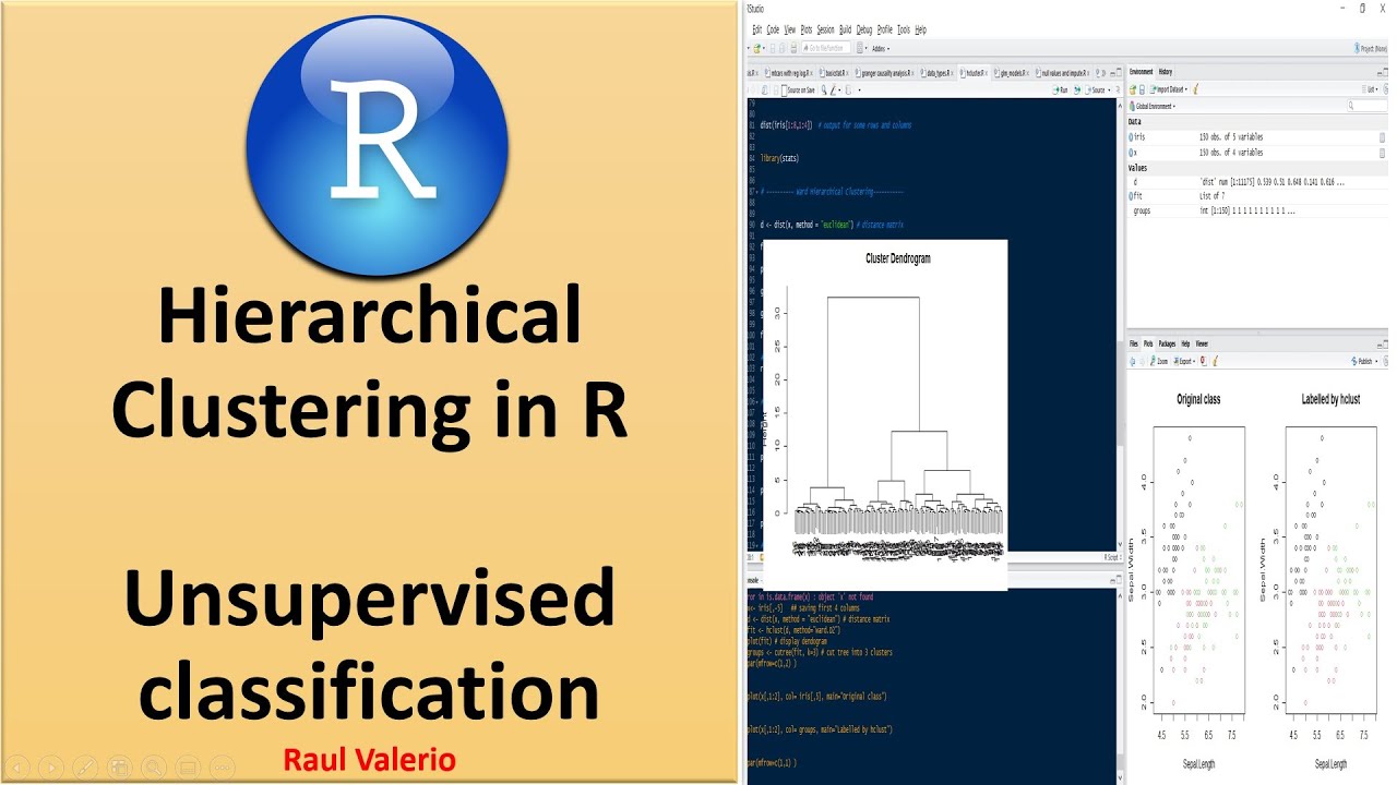 Hierarchical Clustering | Agrupamiento jerarquico en R | Machine learning | Rstudio | No supervisado