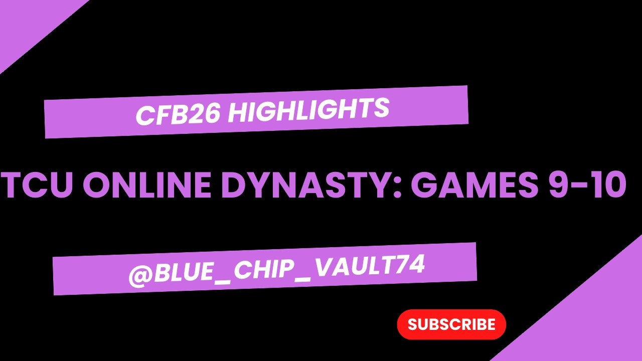 I Scored 157 POINTS?! 😱 | TCU CFB26 Online Dynasty Weeks 9 & 10 Highlights