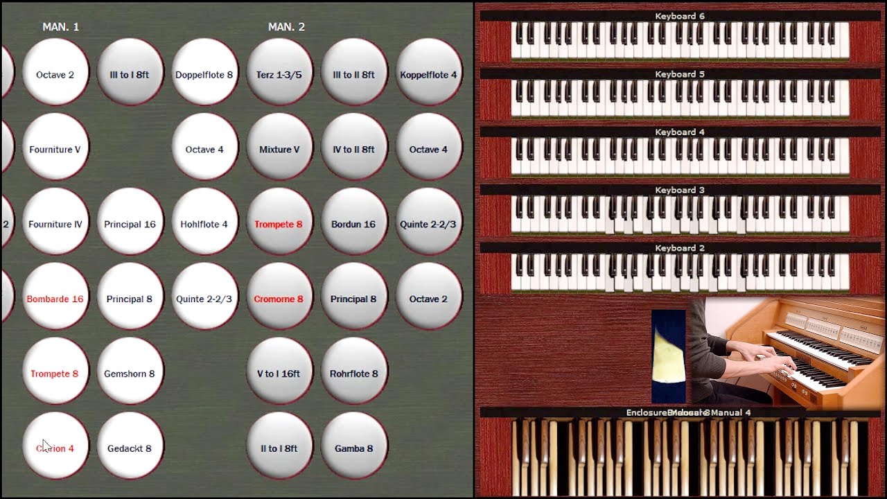 Tour of Stops - FREE V/73 BASILICA ORGAN (Hauptwerk Sampleset - Basilica Software) - Paul Fey