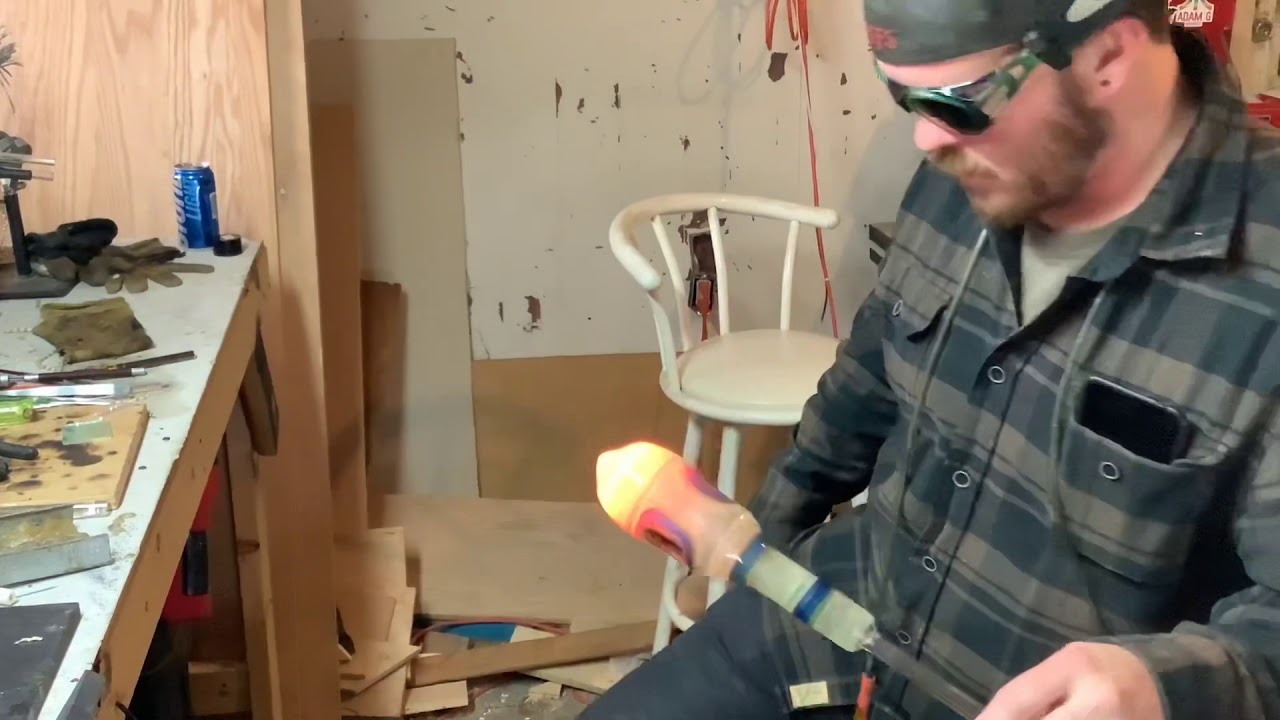 Glass blowing with @glasschance627
