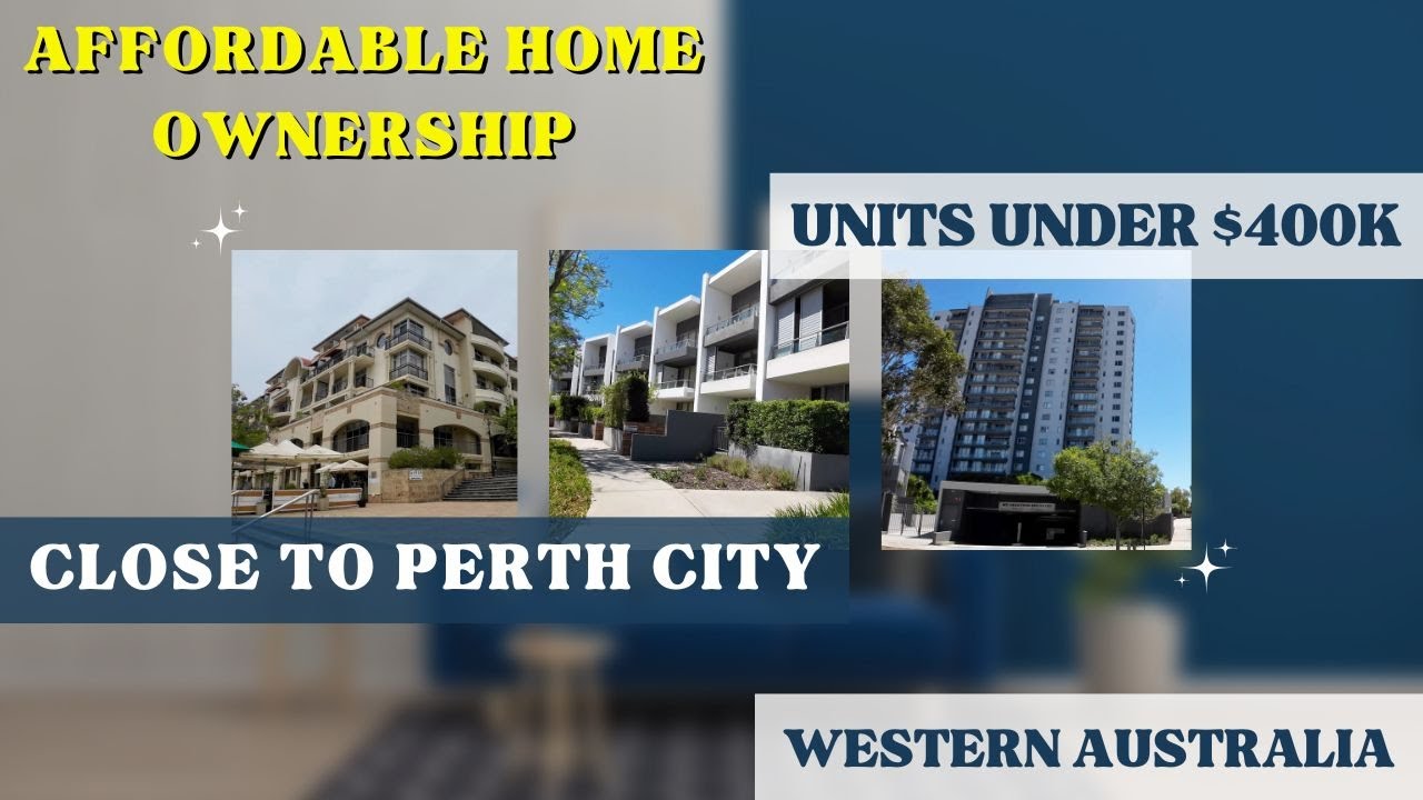 Units UNDER $400K Close to PERTH City - Western Australia