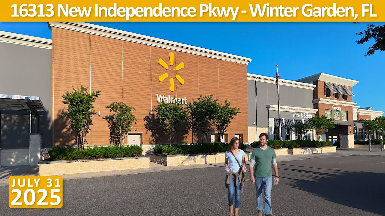 Walmart Supercenter in Winter Garden Florida at 16313 New Independence Parkway - Shopping Store 110