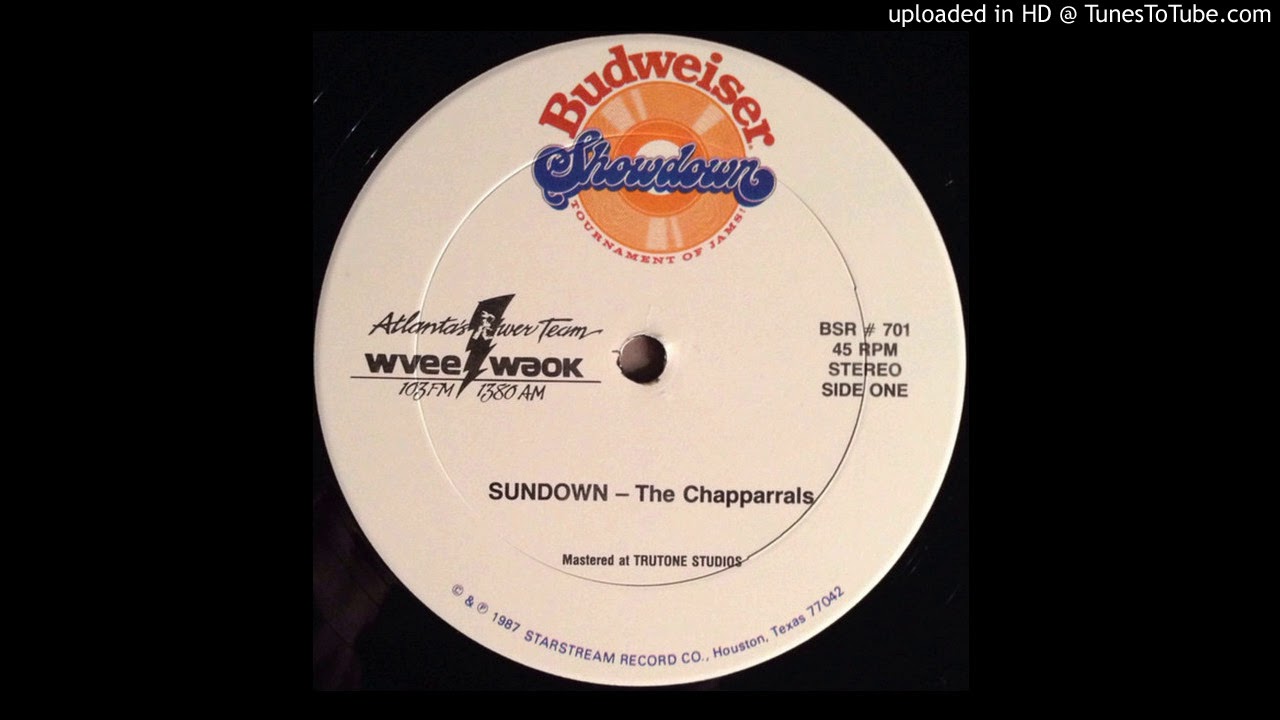 The Chapparrals - Sundown (Starstream Record Co. Budweiser) (1987)