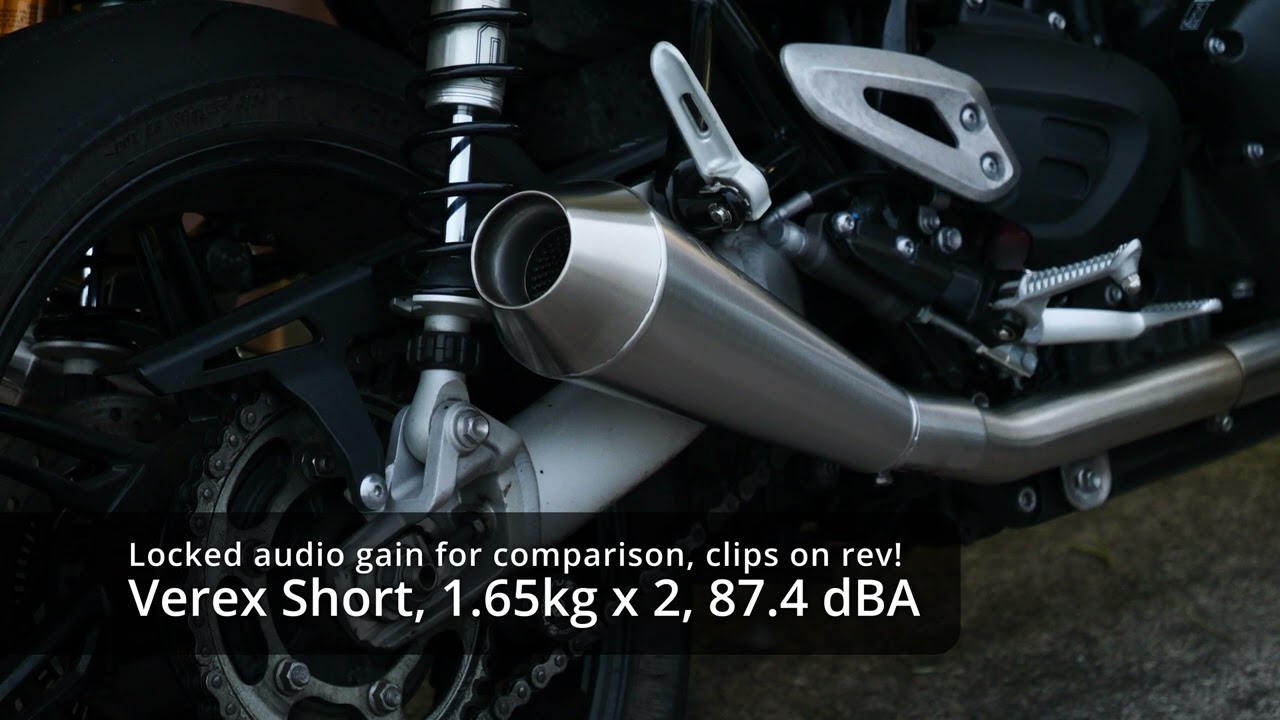 Verex Shorty Exhaust Audio Test