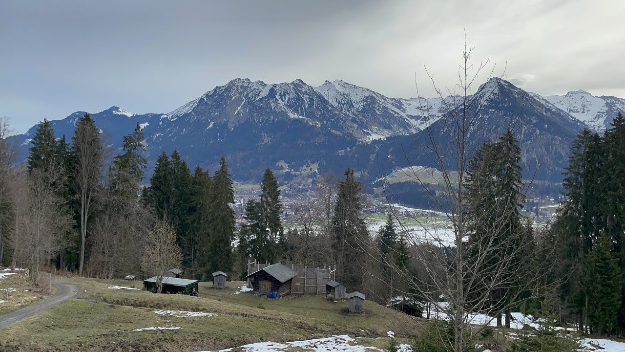 Oberstdorf (Kornau - Freibergsee - Stillach) - (11. April 2021)