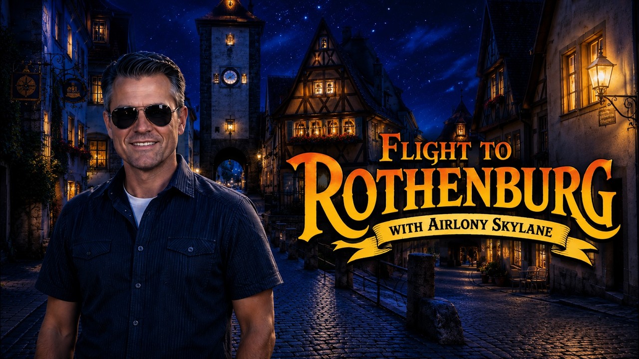 ✈ Flight to Rothenburg ob der Tauber with Airlony Skylane