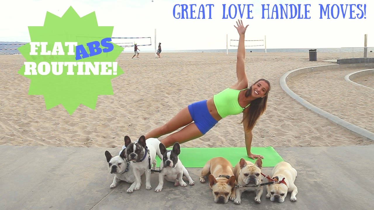Moves for Flat Abs & Love Handles | Katie Austin