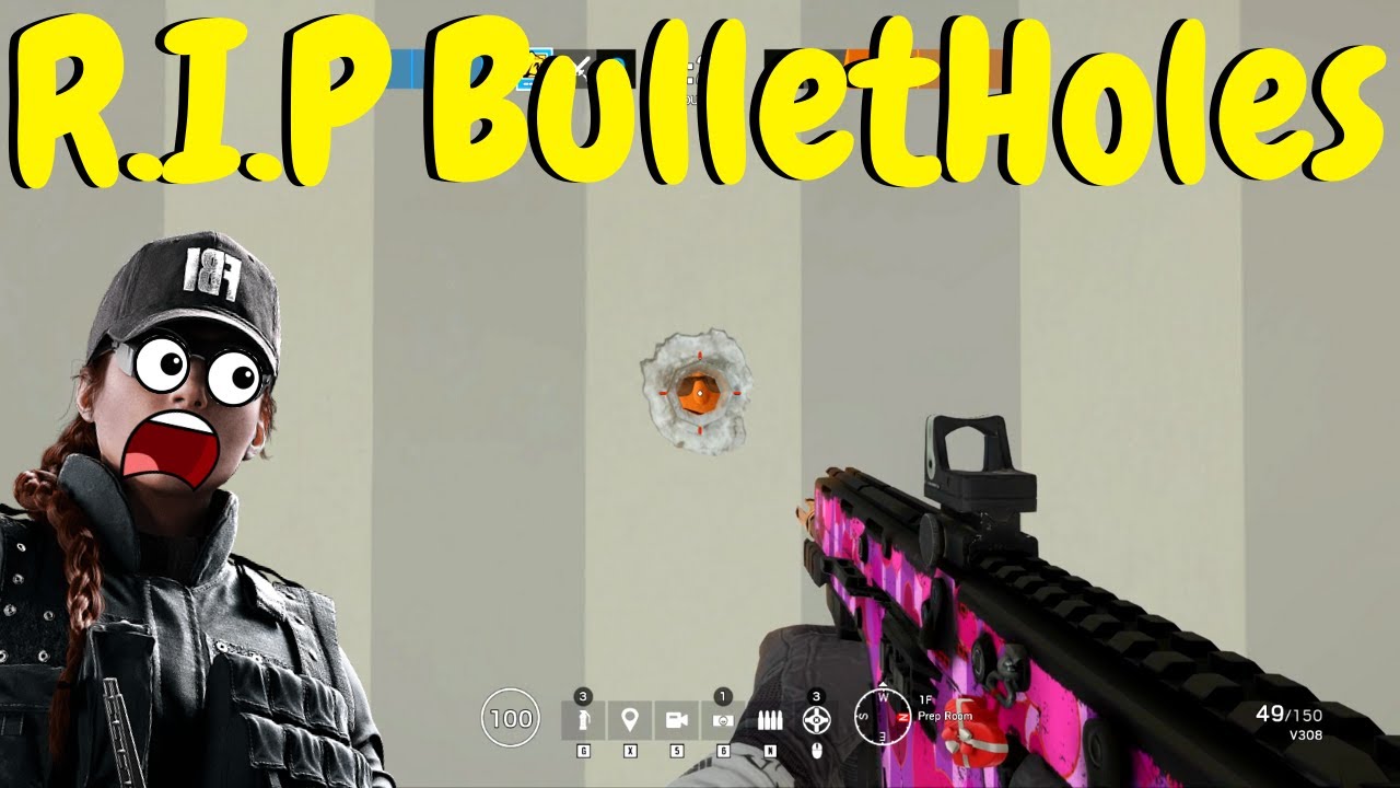 BulletHole Nerf in Rainbow Six Siege