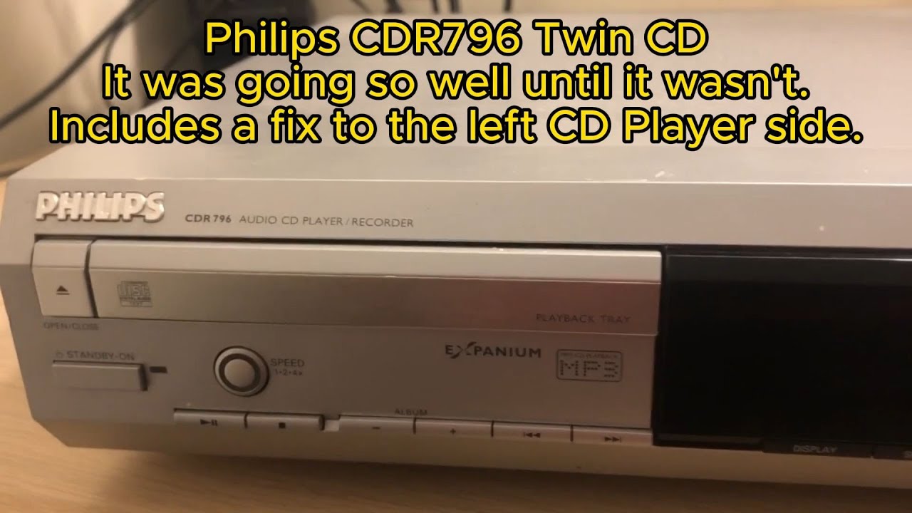 Как починить аудио-CD-плеер/рекордер Philips CDR 796 — Эксплуатация и ремонт