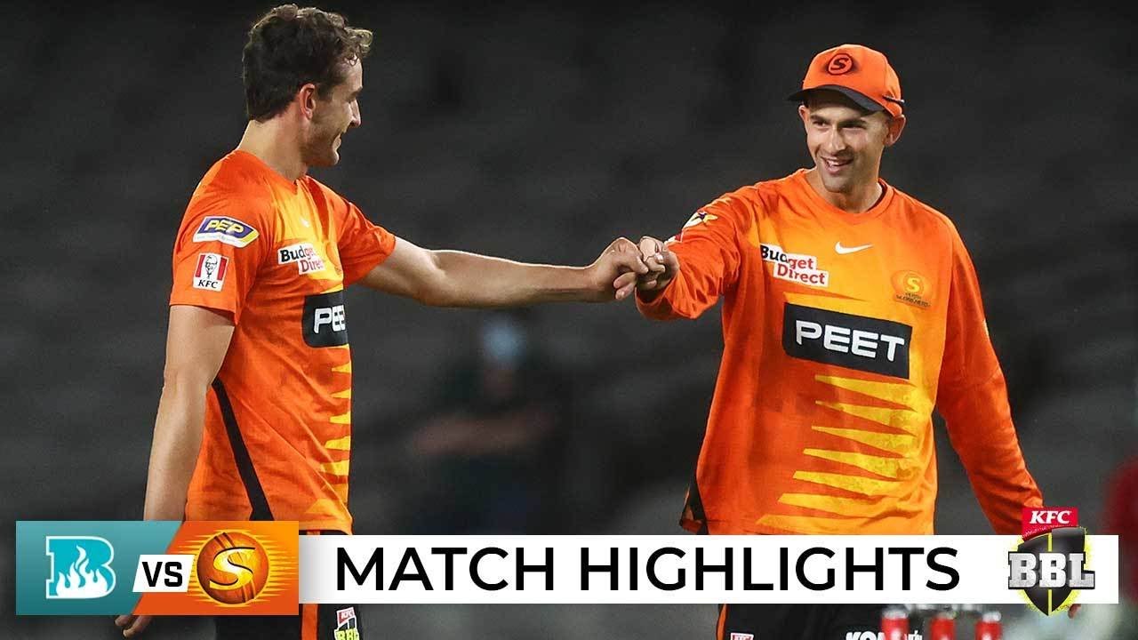 Scorchers secure top spot with 11th win against Heat | BBL|11