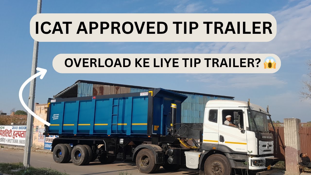 Tip Trailer for Balu, Gitti & Overload – Desi Build That Handles Any Load! 🚛🔥For Ashok Leyland