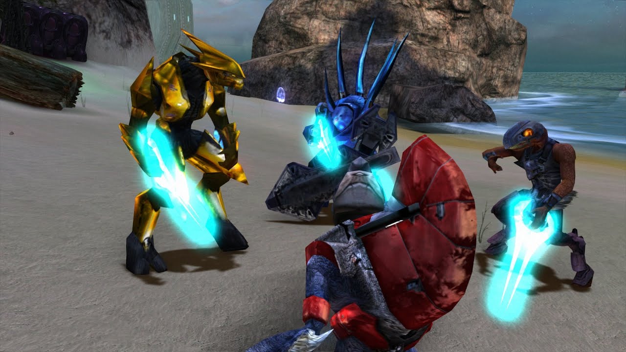 Halo 1 Grunts VS. Halo 1 Jackals VS. Halo 1 Elites VS. Halo 1 Hunters