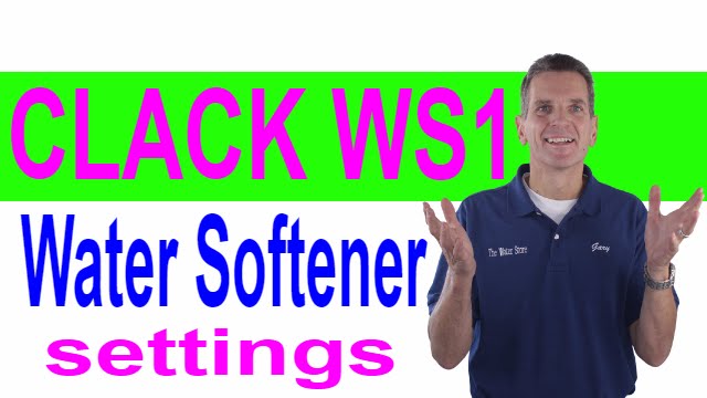 Настройки умягчителя воды Clack WS1
