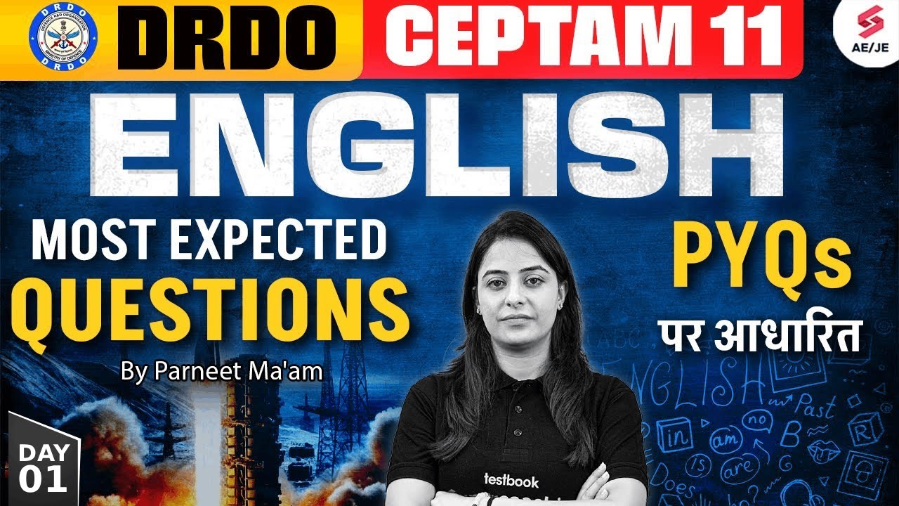 DRDO CEPTAM 11 Recruitment 2025 | DRDO CEPTAM 11 English Classes | Parneet Mam