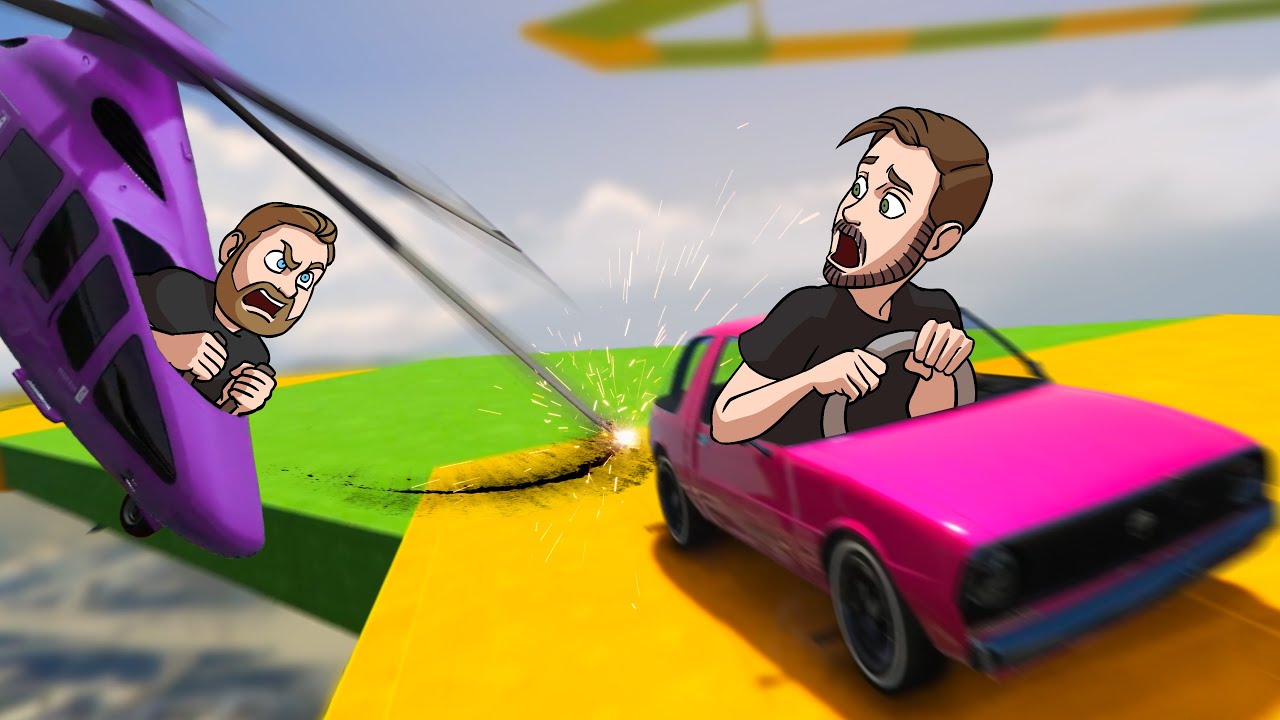 Cars Vs. Helicopters! | GTA5