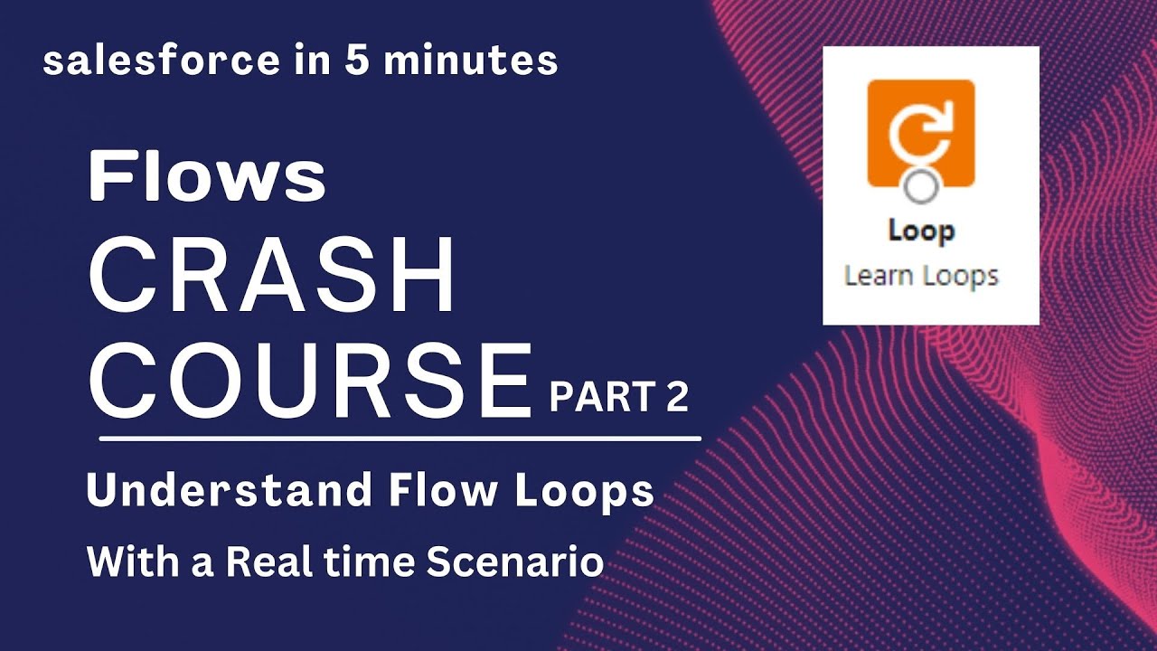 Salesforce Flows Loop Explained | With a real Time example | flows Crash Course Part 2