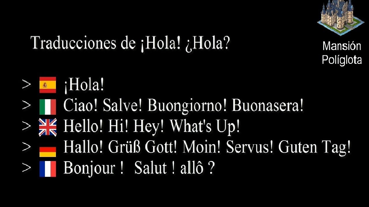 Cursos de Idiomas: Aprendiendo 30 frases en 5 idiomas