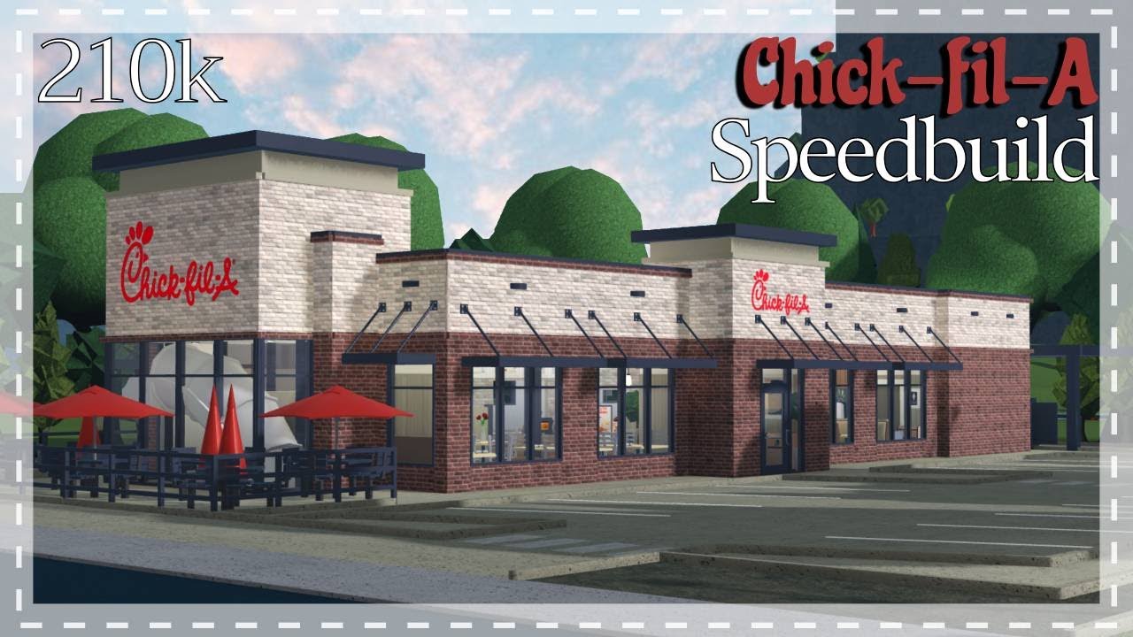 Chick-fil-A Speedbuild {Part 1} (210k) | Bloxburg