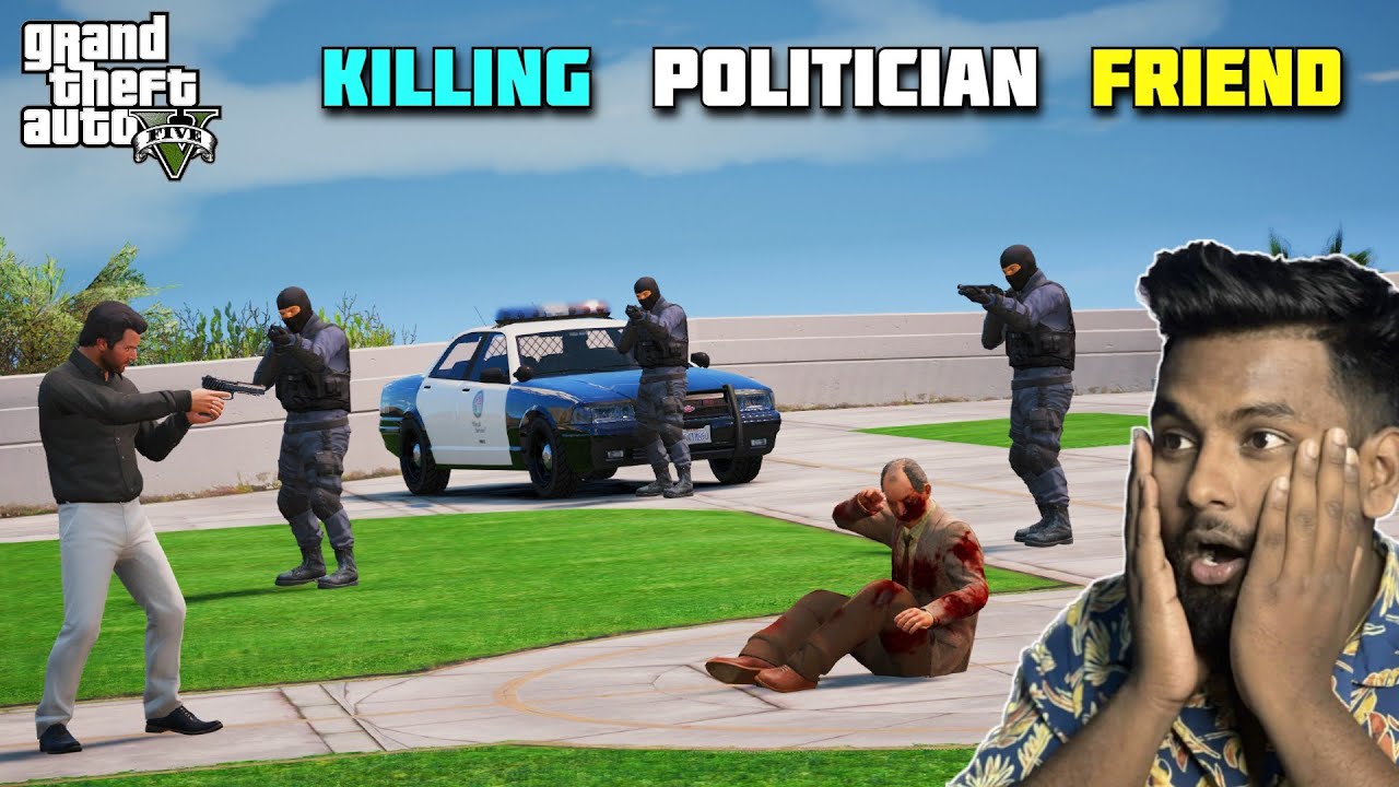 GTA 5 : MICHAEL KILLING HIS POLITICIAN FRIEND || BB GAMING