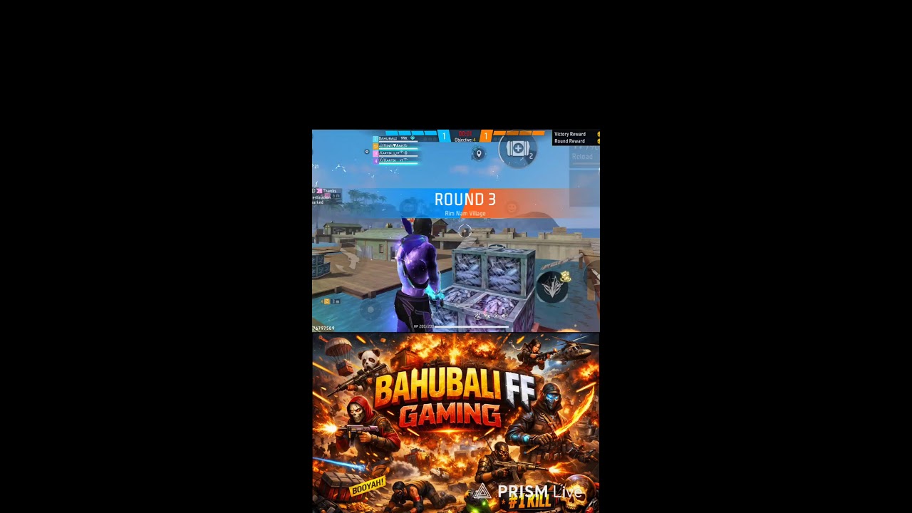 Live streaming of Bahubali FF gaming