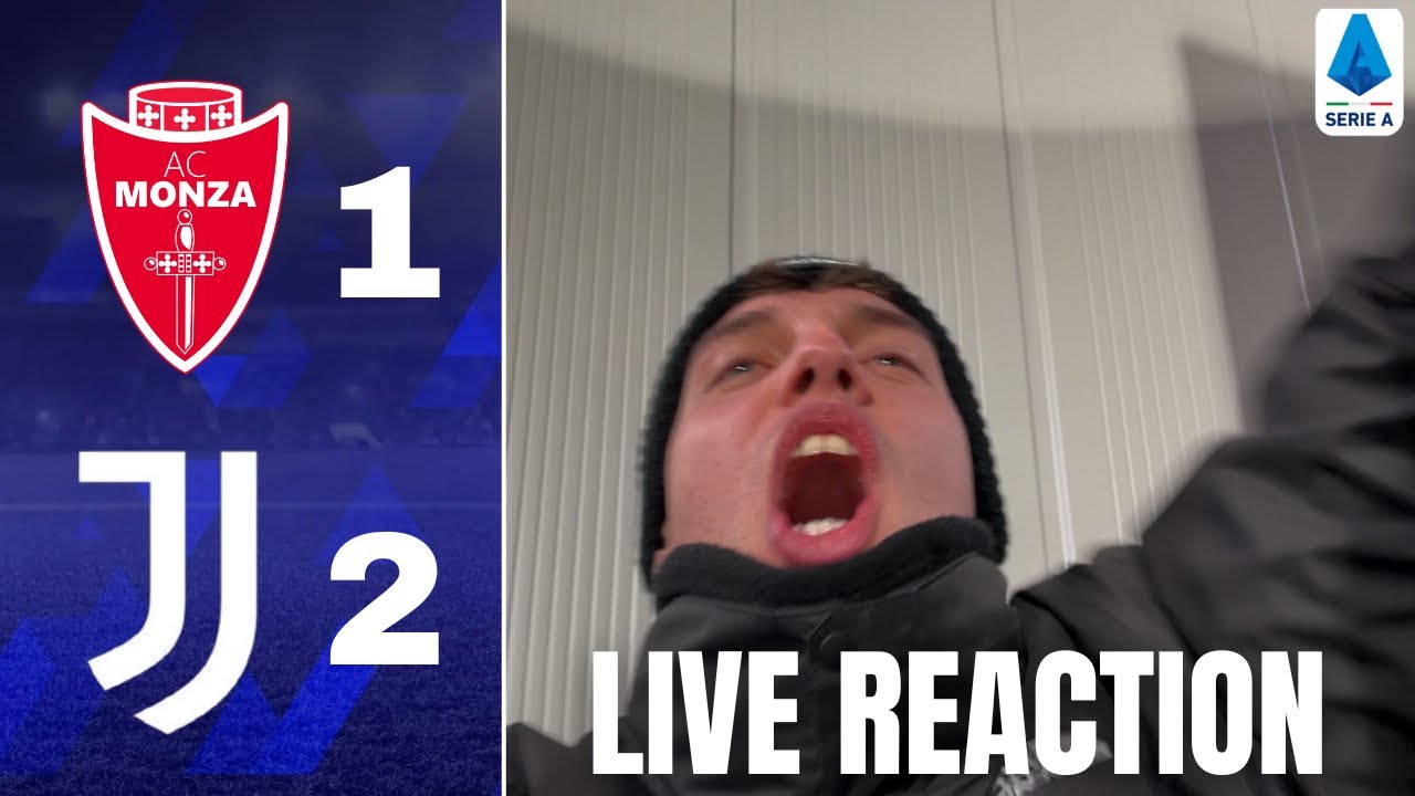 💦 GODIAMOO! MONZA JUVENTUS 1-2 || SETTORE OSPITI U-POWER STADIUM REACTION