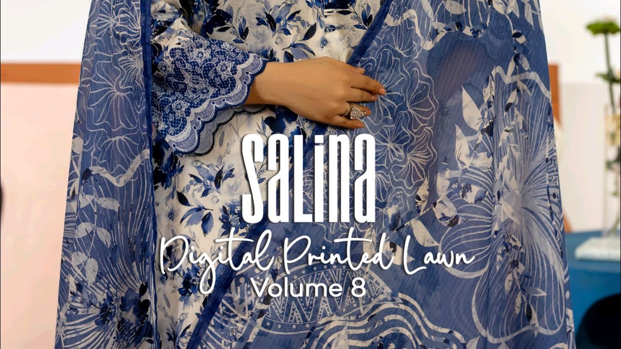 SALINA BY REGALIA TEXTILE 8 PRINTED LAWN COLLECTION 