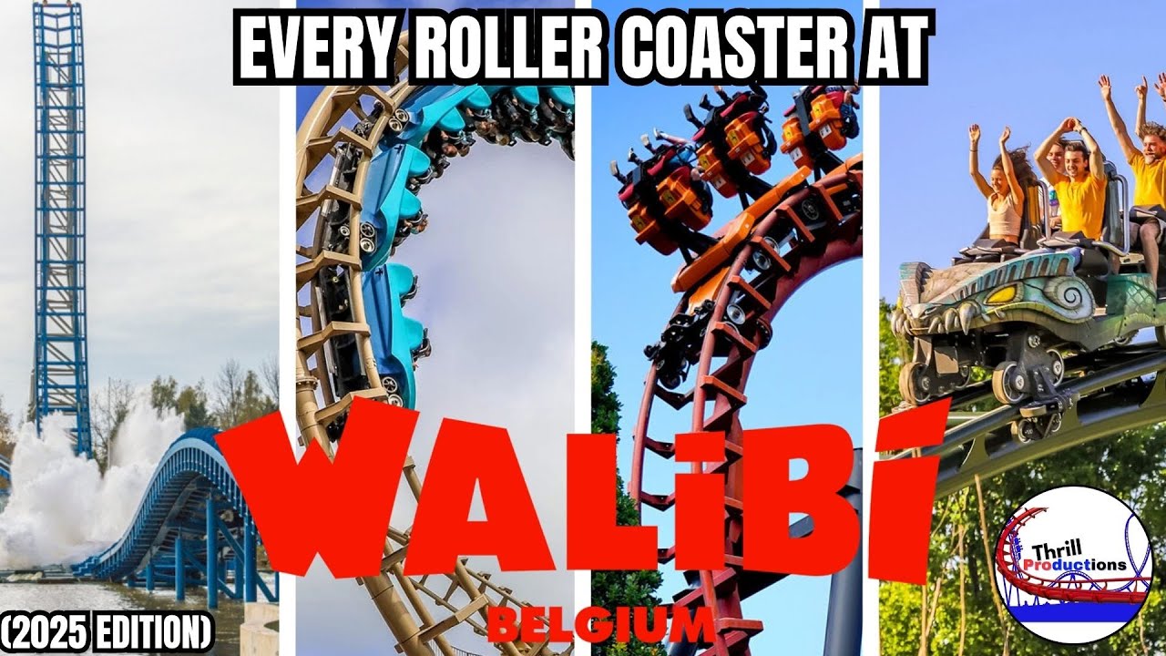 Every Roller Coaster at Walibi Belgium! (2025 Edition)