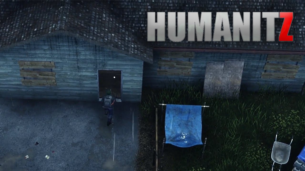 Regensammler gebaut und Fenster verbarrikadiert | #06 HumanitZ gameplay deutsch