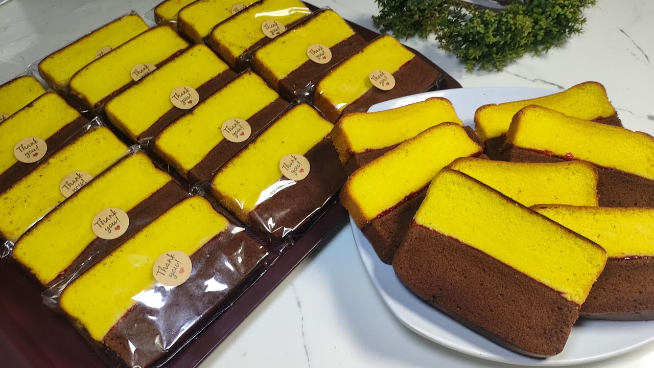 RESEP BOLU LAPIS EKONOMIS || UKURAN BESAR COCOK UNTUK ISIAN SNACK BOX 