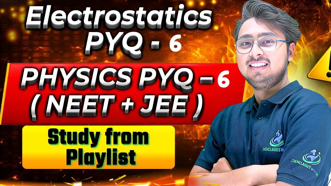 Electrostatics PYQ #6 | Physics PYQ #6 (NEET + JEE) | A small uncharged conducting sphere is placed
