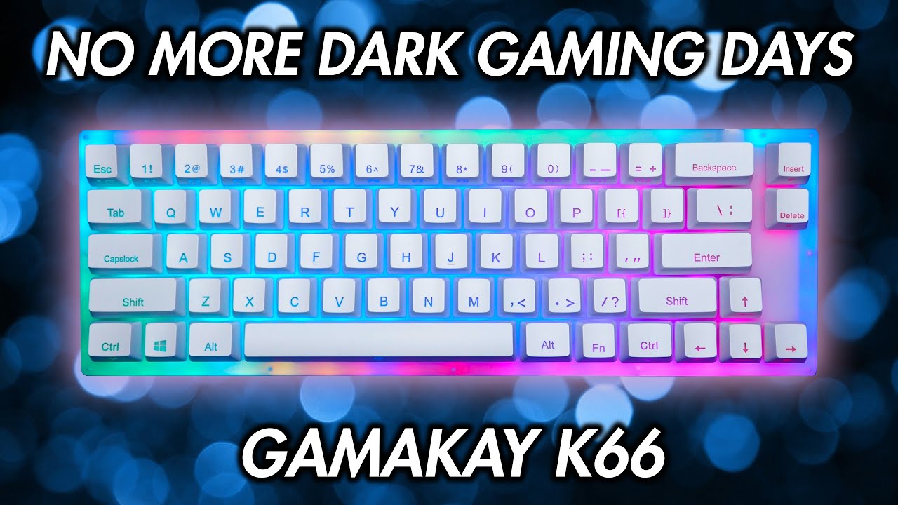 $66 Gamakay K66 Review - A Simple Keyboard with Amazing RGB