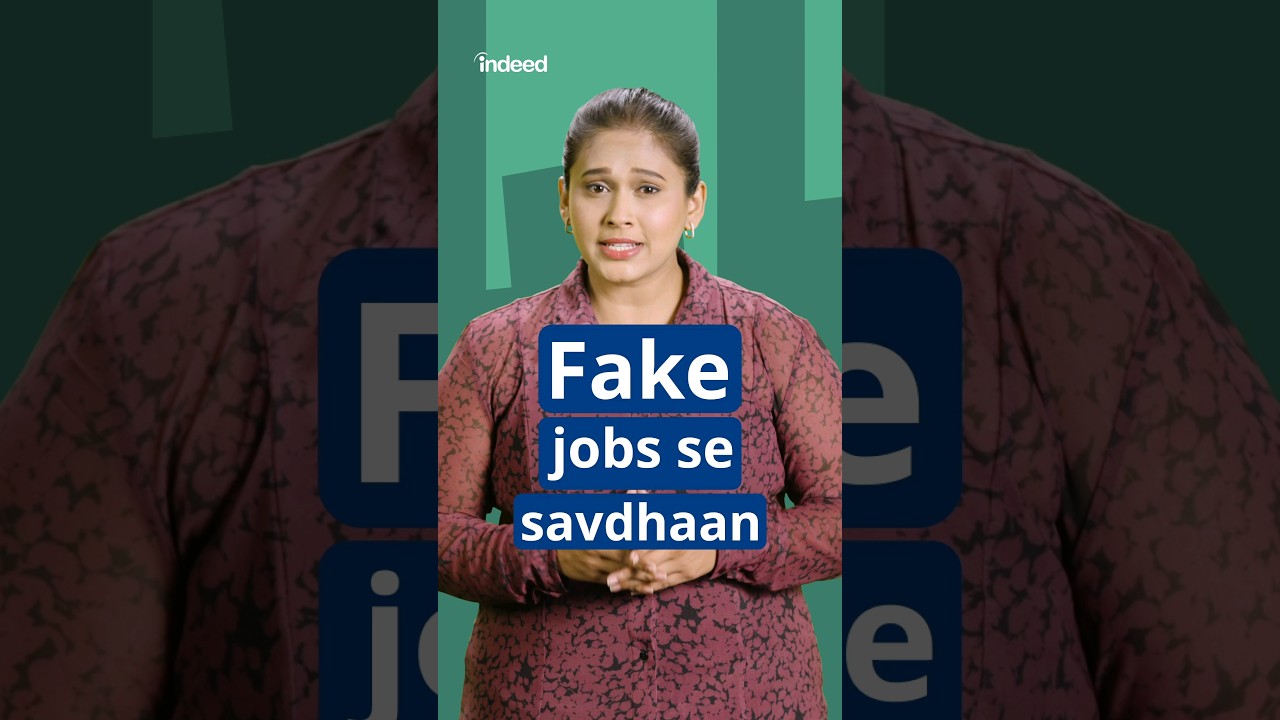 How To Identify Fake Jobs on Indeed - Indeed Jobs Fake or Real - Indeed India #shorts
