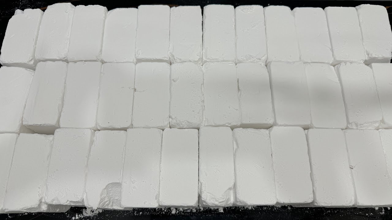 A1 👌 Super Soft Fresh Gym Chalk ASMR Crush | Oddly Satisfying ASMR
