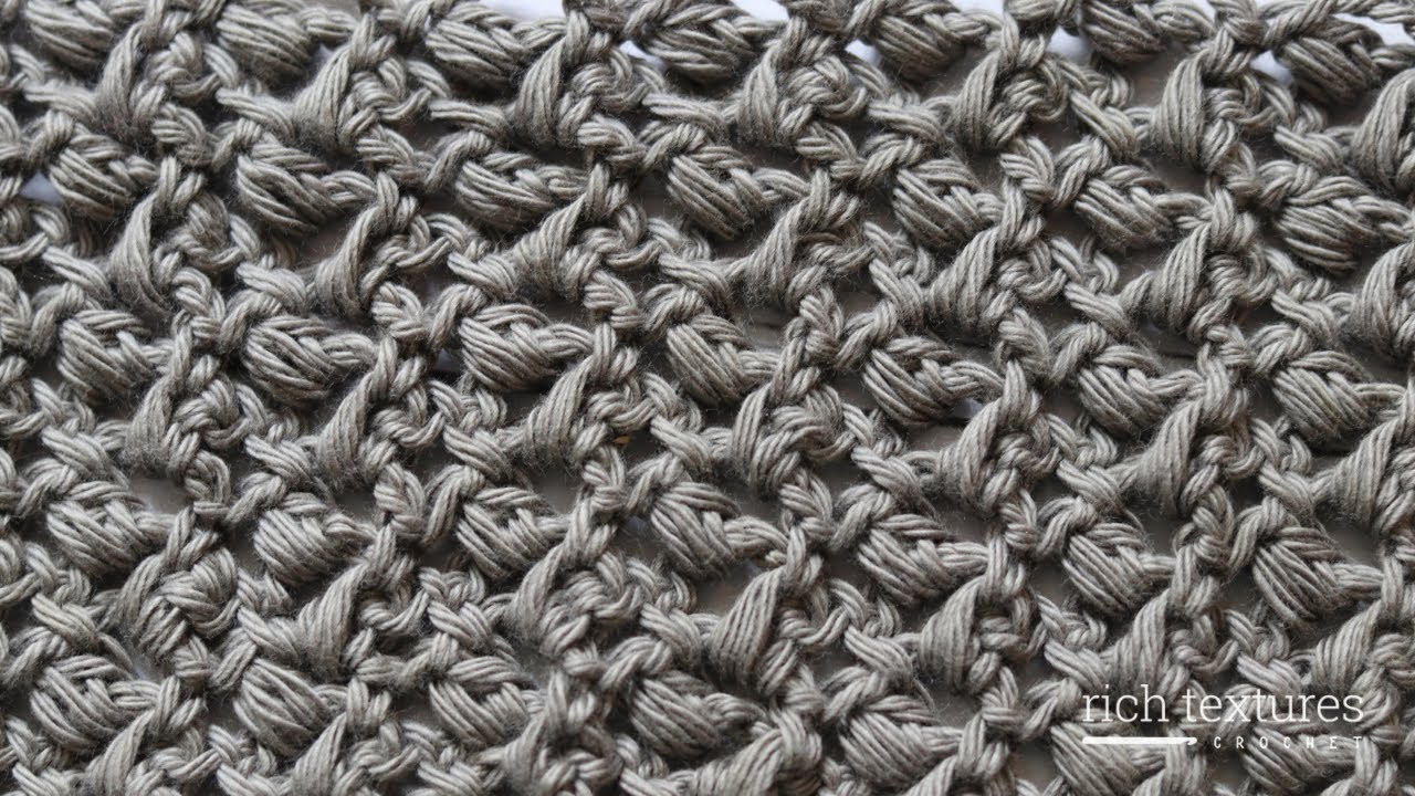 Little Rocks Stitch | How to Crochet