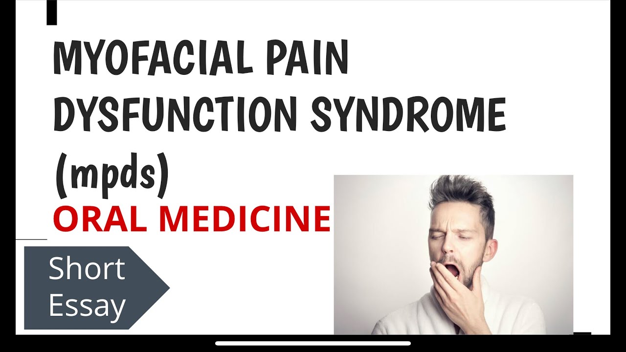 MPDS | Myofacial Pain Dysfunction Syndrome| Oral Medicine & Radiology| Bibliodent