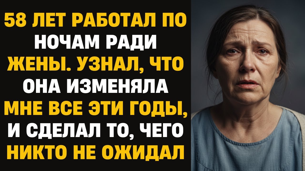 Всю жизнь работал ради жены, пока не узнал о её постоянных изменах...