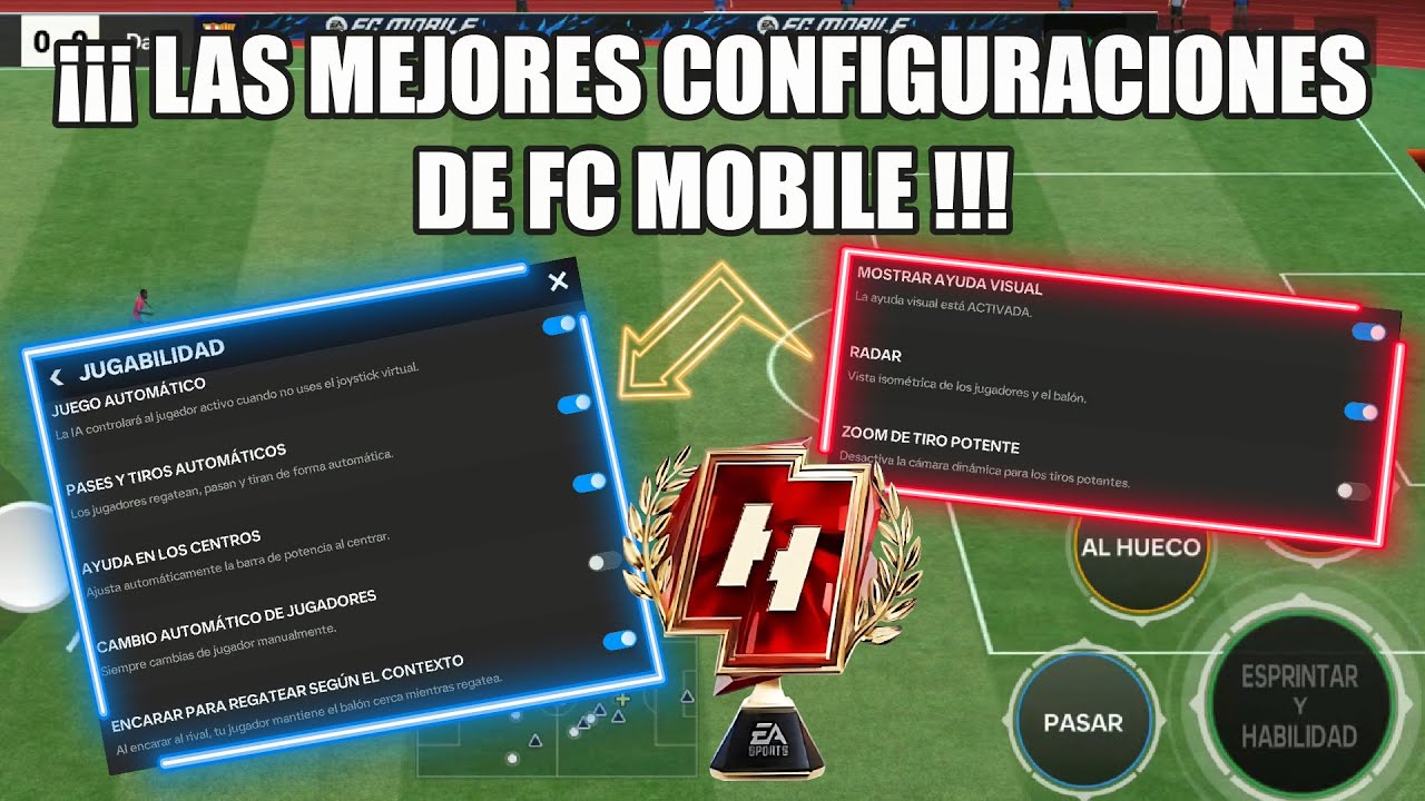 🎮ASI TENGO MIS CONFIGURACIONES EN FC MOBILE⚙️😎🤯