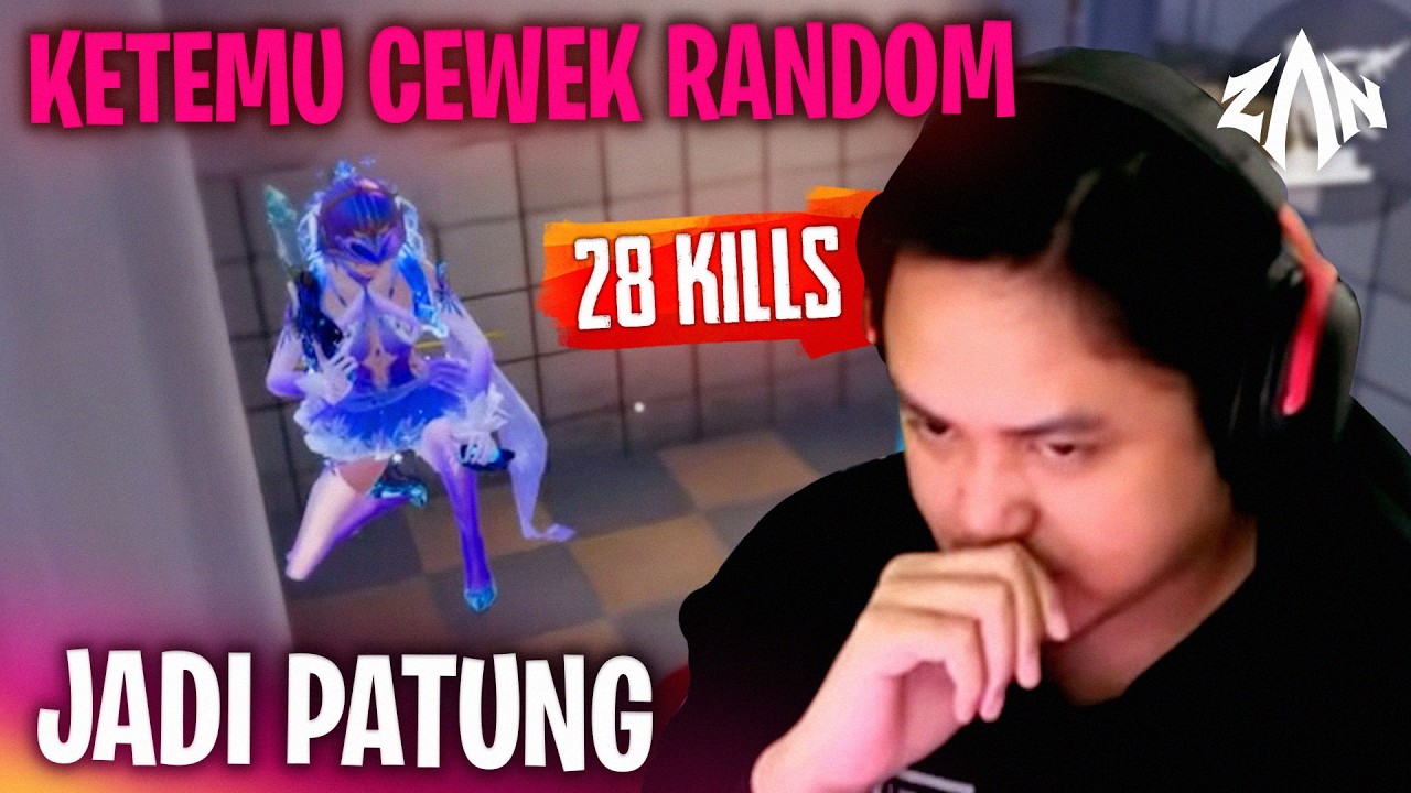 Cewek Random JADI PATUNG - 28 Kills | PUBGM Indonesia