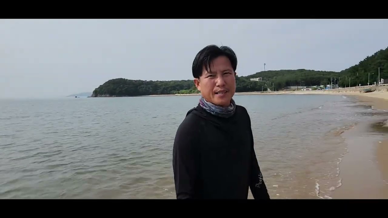 Пляж на море! Не далеко от г. Ансана. Пляж Южная Корея!  #영흥도
