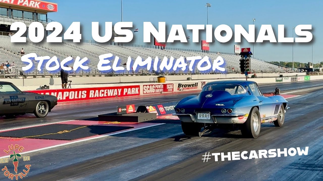 2024 Indy Stock Eliminator Qualifying & Class NHRA US Nationals Drag Racing Muscle Cars 70th Annual